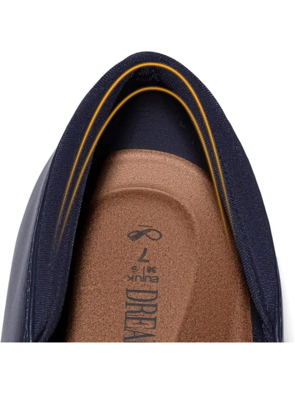 Dream Pairs Women's Navy Comfortable Arch Support Casual Dressy Loafers